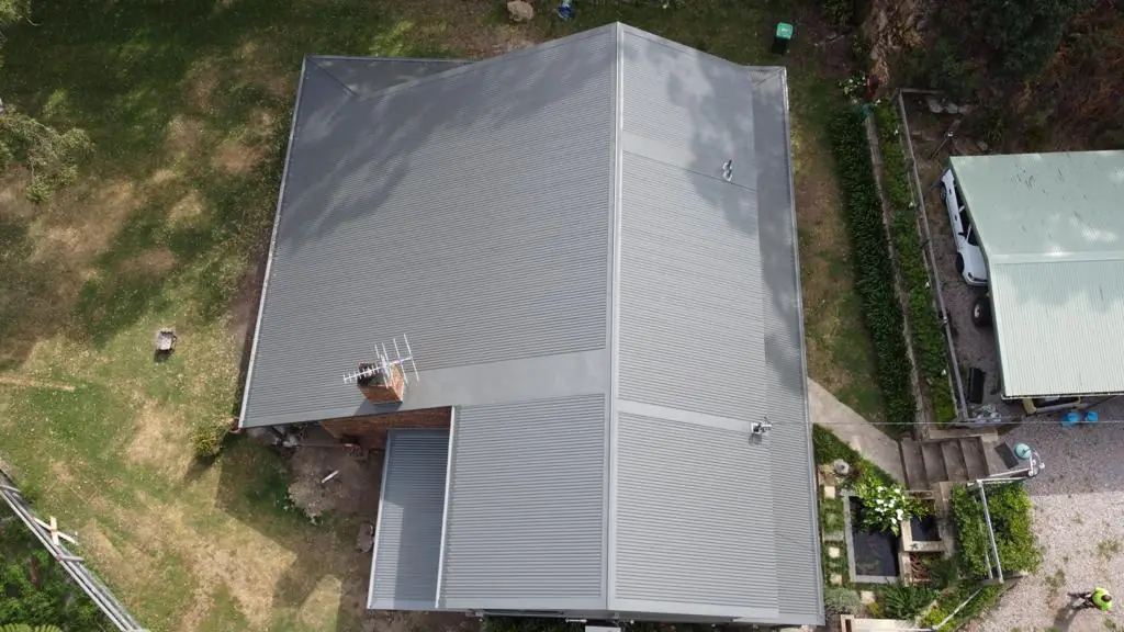 Completed metal roof at the Galston project, from the Australian Roofing Industries gallery