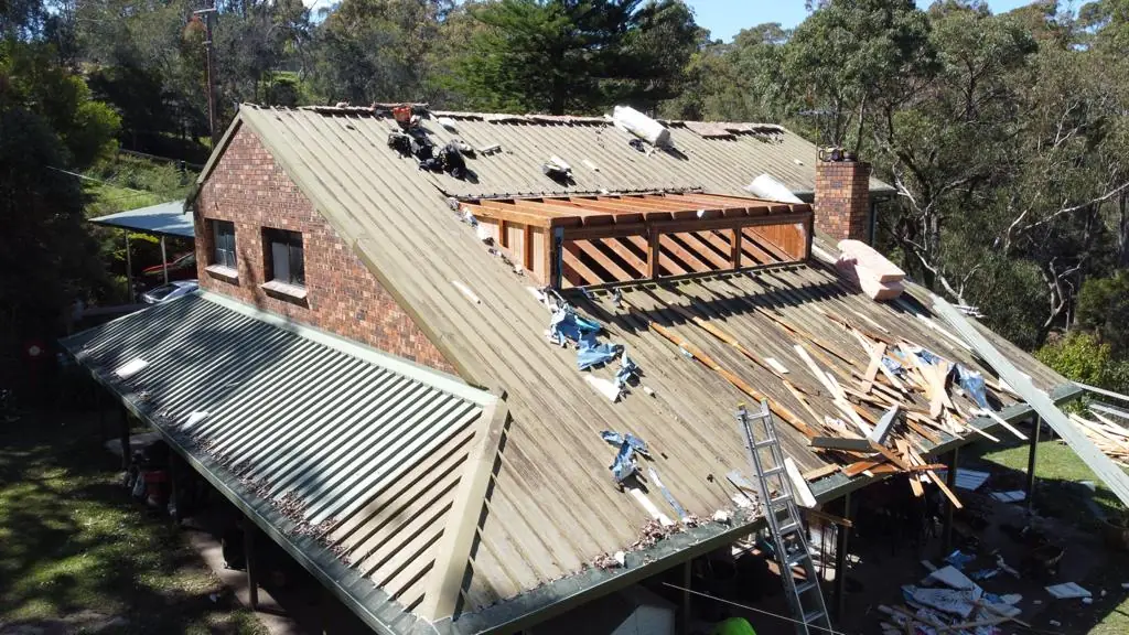 Galston roof before the roofing work
